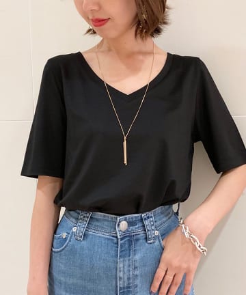 スポンジVネックT