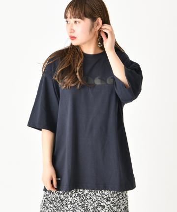 ellesse ライン切替ロゴT