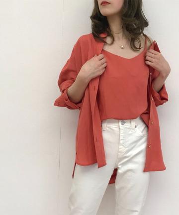 キャミSETリネンシャツ