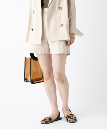 リネンショートパンツ