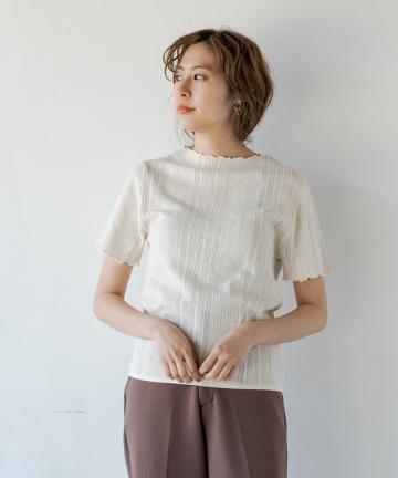 メロウレースジャガードTee