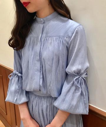 【Awfully】ジャガードブラウス