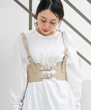 コルセット風ベルト  /ワイドハーネス