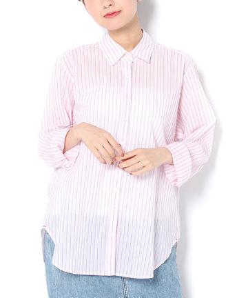 【XIRENA】ピンストシャツ