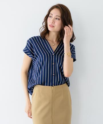 フレンチバイヤスブラウス