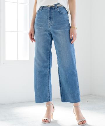 【YANUK】ワイドストレート デニムパンツ LILITH/リリス