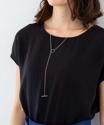Tリングネックレス
