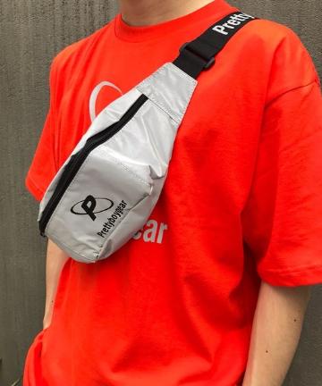 【PRETTY BOY GEAR/プリティボーイギア】ウエストポーチ/WHT