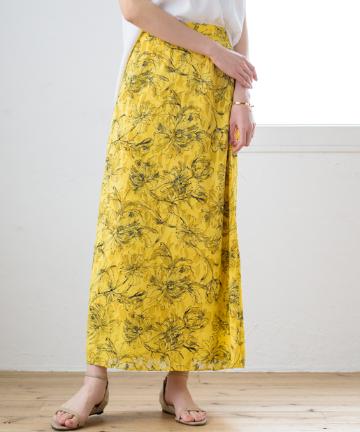 ジャガードプリントスカート