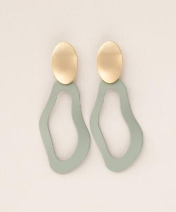 [m line］M ゴールドマットピアス