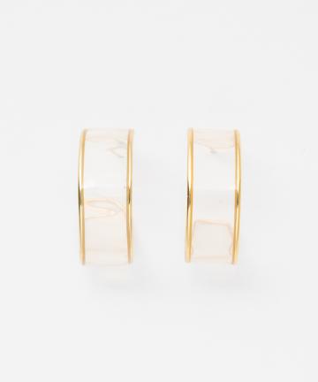 グラスリングピアス
