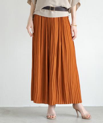 プリーツパンツ