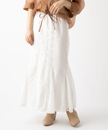 レースマーメイドスカート