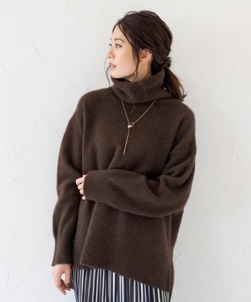 ヤク100タートルニット