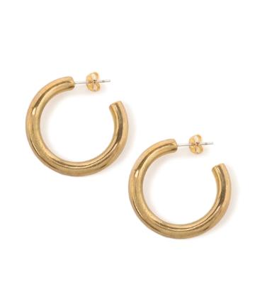 【SOKO】ゴールドフープピアス