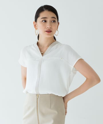 ジョーゼットフレンチブラウス