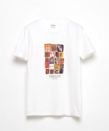 【PERSON'S/パーソンズ】トートバッグ付きミックスプリントTシャツ