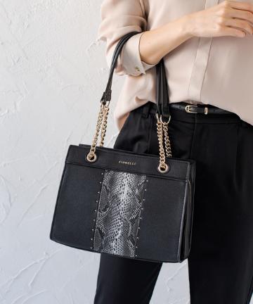 【FIORELLI】スネークチェーンバッグ