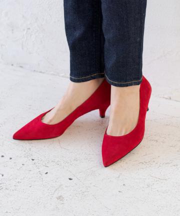 【SPAIN MADE PARK MANSION】カラープレーンパンプス