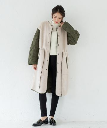 【JANE SMITH】ボアキルトコート