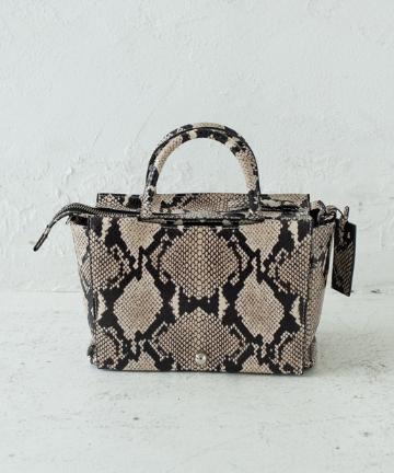 【PotioR】パイソン1つ釦バッグ