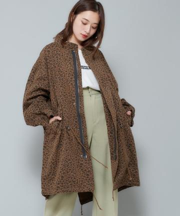 レオパードモッズコート