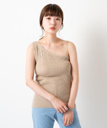 ＊JQ楊柳ワンショルタンクトップ