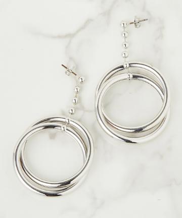 Wサークルピアス