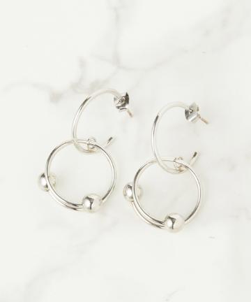 ニュアンスサークルピアス