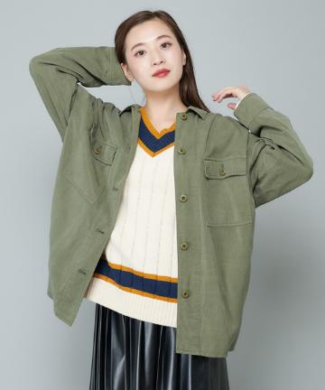 テンセルCPOシャツジャケット