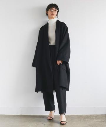 カシミヤワイドハーフコート