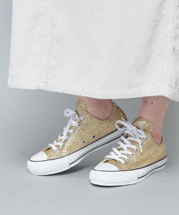 【CONVERSE/コンバース】グリッターオールスター/ゴールドラメ