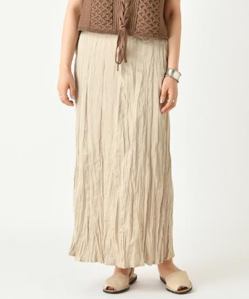 ワッシャーサテンスカート