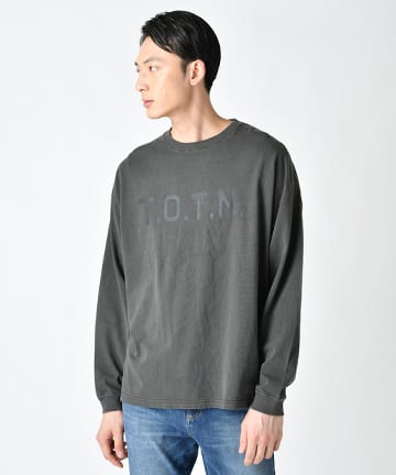 ピグメント長袖Tシャツ