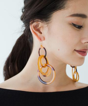 【ADIA KIBUR】丸べっ甲ピアス