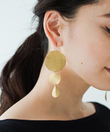 【serefina】ゴールドプレートピアス