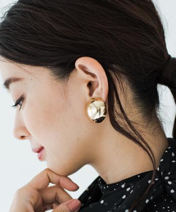 【a.v.max】丸イヤリング