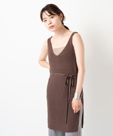 スケリブロングニットタンク