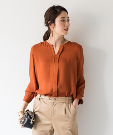 ジョーゼットスキッパーブラウス