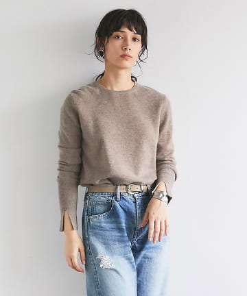 カシミヤコンパクトニット
