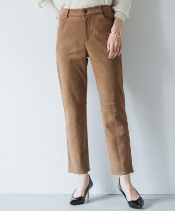 フェイクスエードパンツ