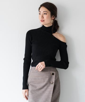 タートルワンショルニット