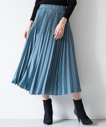 タフタプリーツスカート