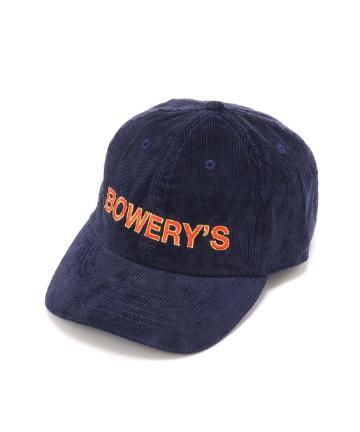 BOWERY'Sロゴ刺繍キャップ