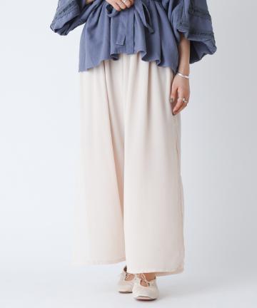 ロングスリットシフォンパンツ