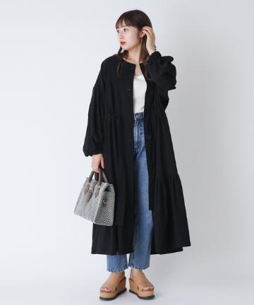 ティアードガウンワンピース