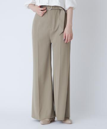 ハイウエストべルトパンツ