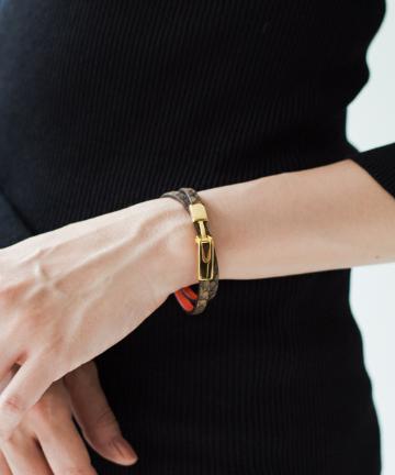 ビットレザーバングル