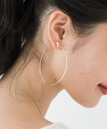 【JENNY BIRD】ハートフープピアス