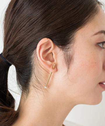 【JENNY BIRD】パールコンビピアス